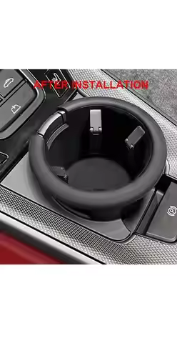 Black color Center Console Drink Holder Cup Holder Insert for Porsche 992 911, C4S,Turbo & GT3RS Mod