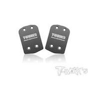 Tworks RC TO-220-8IGHTX 2.0 Stainless Steel Rear Chassis Skid Protector (TLR 8IGHT X/E 2.0 & 8IGHT X