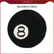 [Lohobby] Simulation Billiards 8 Ball Round Carpet Bath Mat Floor Mat Skin Friendly Modern Home Deco