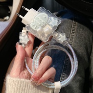 Blue Fish Stringing Set Cartoon Charger Case USB Cable Protector 20w 18w 35W