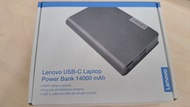 Lenovo USB-C 筆記本電腦行動電源 14000mAh 手提電腦 手提電話 大容量流動充電器 portable charger powerbank for computer and mobil