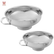 Canning Funnel, 2 Pack Stainless Steel Canning Supplies Kitchen Funnel Jar Funnel Canning Funnel