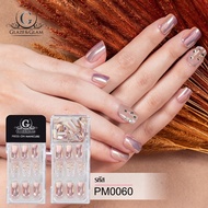 GLAZE & GLAM เล็บปลอม เล็บเจลปลอม เล็บปลอมสำเร็จรูป เล็บปลอมพร้อมเทปกาวในตัว PRESS ON NAILS / PM0060