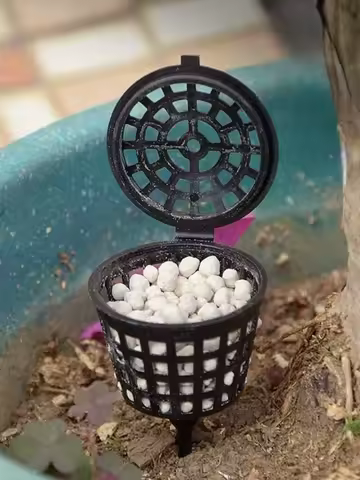 10pcs Fertilization artifact Bonsai fertilizer special box Fertilizer basket Jade fertilizer box lid