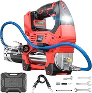 DIYtoolifz Cordless Grease Gun Compatible with Milwaukee 18V Battery, 12000PSI High Pressure, 3-Spee