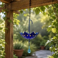 [qwolqn] Hanging Bird Feeder Petal Rim Avian Feeder Perforated Finish Water Bowl