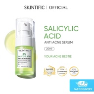 𝗜𝗻 𝗦𝘁𝗼𝗰𝗸 SKINTIFIC Salicylic Acid Anti Acne Serum 20ml - for Spot Scar Treatment & Brightening