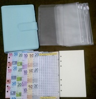 [5 ziplock] Paket Binder Keuangan ukuran A6 Binder Manik Binder Daisy