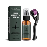 West&Month Beard Spray Set Beard Moisturizing Spray Promoting Hulong Tuft Care Liquid