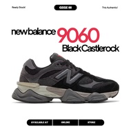 New Balance 9060 Black Castlerock 100% Original Sneakers Casual Men Women Shoes Original