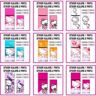 Hello kitty 2-door And 1-door Refrigerator Stickers