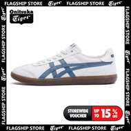 【Onitsuka Tiger flagship store】Onitsuka Tiger Tokuten white blue Mens and womens sports shoes casual