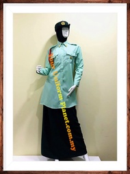 Baju Uniform Kadet Remaja Sekolah (KRS) Pemimpin Muslimah