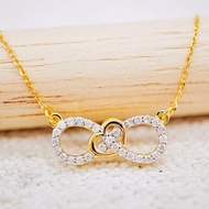 [ 📌พร้อมส่ง ] สร้อยคอพร้อมจี้เพชรแท้น้ำ100 💎 ทองคำแท้9K (ทอง37.5%) เพชรเบลเยี่ยมแท้ ขายได้ [9KPN170]