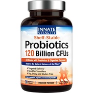 Probiotics 120 Billion CFUs 34 Strains 30 Capsules Organic Digestive Enzymes, Digestion Immunity Health Women &amp; Men, 3-in-1 Probiotics, No Refrigeration Required, Acid Resistant