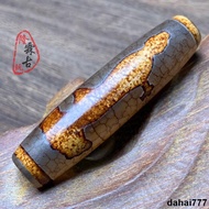 Antique Collection Tibetan Guanyin Old Dzi Beads Natural Old Mine Dzi Beads Pendant diy Bracelet Str