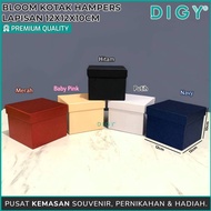 Hampers Box Size 20cm x 20cm Height 13cm / Hamper Box Size 12cm x 12 cm x 10 cm /Bloom Square Flower