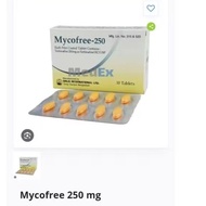 mycofree 250 1 sirop 1 box 10ps tablet only