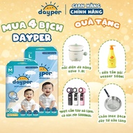 4 BACKS of Dayper Diapers/Diapers Super Hive Dry 6 Times More Absorbent (+56 pieces)