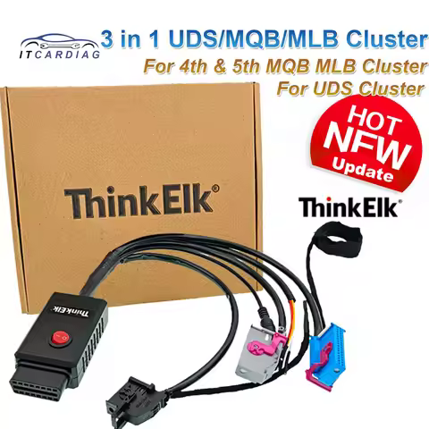 Upgrade 3 in 1 MQB Cluster ThinkELK UDS MQB MLB 12V Test Platform Dashboard Cable Kit for VW 4/5th C