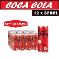 Coca Cola Zero 320ml x 12 Can Carton Pack Coke Zero No Sugar max 2carton per order