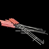 BBQ Skewer Reuseable Barbecue Skewer Stainless Steel Grilling