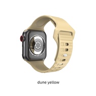 MINSTORE Apple Watch Strap Armor Rubber 38mm Apple Watch 44mm 40mm 42mm 45mm 41 - YELLOW, 42/44/45mm