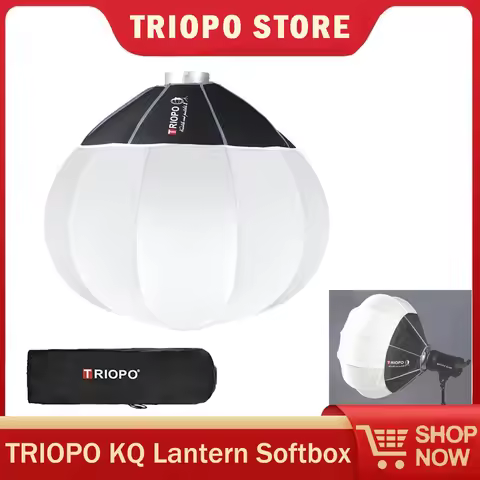 TRIOPO Lantern Softbox 55 65 85cm Quick Release Bowens Mount for Sokani X100 X60 COLBOR Godox Aputur