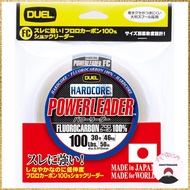 DUEL HARDCORE Fluorocarbon Line 100 lbs. HARDCORE POWERLEADER FC 50m 100 lbs. Natural Clear H3347