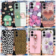 For Motorola Moto G24 Case Cute Dinosaur Love Heart Leopard Shockproof Silicone Soft Casing For Moto G34 XT2363-2 G 34 Cover