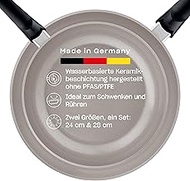 Fissler Ceratal Classic Frying Pan Set / 2-Piece Aluminium Pan, Ceramic Coated (24 + 28 cm) Ceramic