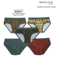 Avon Mens Club BRADLEY 5 in 1 hipster brief pack