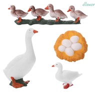 ELLSWORTH Life Cycle Figures Science Kids Swan Model Hen Cock Poultry Growth Cycle Cycle Duck Figurine