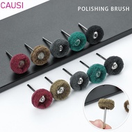 CAUSI 10pcs Drill Abrasive Brush Abrasive Accessories Grinding Polishing Wheel for Dremel Rotary Too