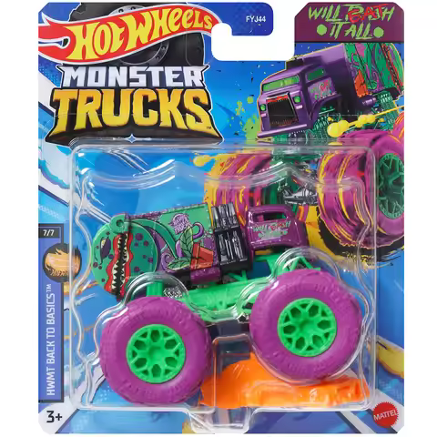 Mattel Hot Wheels 1/64 Monster Trucks Series 2025 Mix A B Series Collectible Car Toys Diecast Vehicl