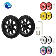 MUQZI Folding Bike Easy Wheel Ceramics Bearing Easy Wheel for Brompton Folding Bike Upgraded Widened Easy Wheel