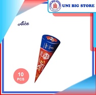 AICE Ice Cream Chocolate MAX Cone 100 ml x 10 pcs Es Krim Coklat