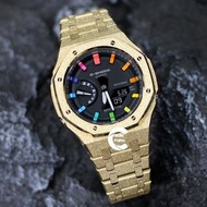 《改裝訂製》G-SHOCK特別限量版 男裝女裝手錶鋼錶電子錶 防水潛水錶 農家橡樹 Casioak Casio G Shock Special Limted Edition GA2100 Luxury