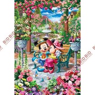 Disney 迪士尼 Mickey 米奇 Minnie 米妮 Jigsaw Puzzle 砌圖 拼圖 1000pcs 日本製 愛情綻放的花園