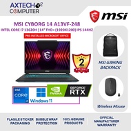 MSI Cyborg 14 A13VF-248 14'' FHD+ Gaming Laptop ( i7-13620H, 16GB, 512GB SSD, RTX4060 8GB, W11 )