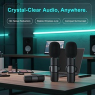 dopinkmay Wireless Lapel Microphone Rechargeable Portable Mini Mic for Blogger Interview  Live Video