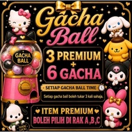 GACHA BALL 3 PREMIUM PELBAGAI BARANGAN RUMAH STATIONARY