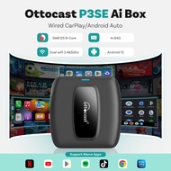 OTTOCAST Android12 Smart AI Box Wireless CarPlay Adapter for Netflix YouTube TV Box Car Accessorie