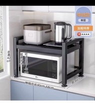 微波爐置物架 電飯煲置物架.            可伸縮長度40cm-60cm.