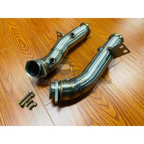 KUNGFU PERFORMANCE 3.0'' Exhaust Downpipe FOR MERCEDES-BENZ W205 M276 C400 C450 C43 E43 E400 2017+ 3