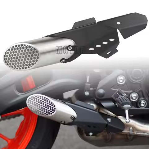 New Original motorcycle FOR YAMAHA MT-07 2021 MT07 MT 07 Motor Style exhaust cover protection exhaus