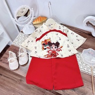 Bikini Kids. B18 Sét áo dài trung thu áo dài cách tân thời trang cho bé gái 10-30kg