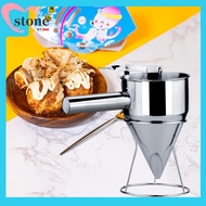 [Stone1.my] Stainless Steel Octopus Ball Funnel Batter Dispenser for Family Restaurant Hotel