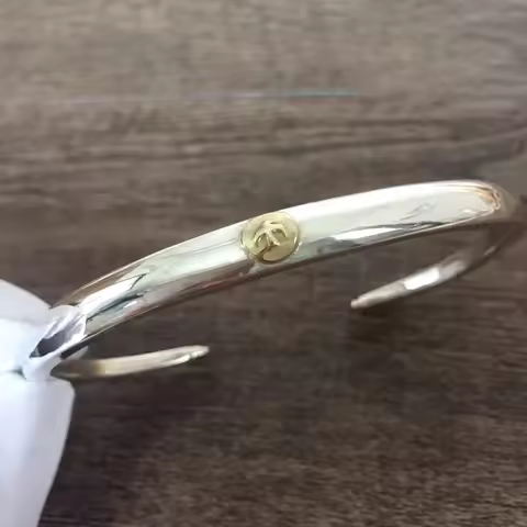 Vintage Goro's Four-Eyed Eagle Gold Bird Couple Bracelet Adjustable Fashion Jewelry