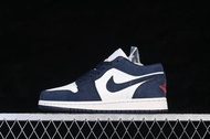 Air Jordan 1 Low AJ1 喬1黑曜石 低幫文化休閑板鞋 IO7448-400